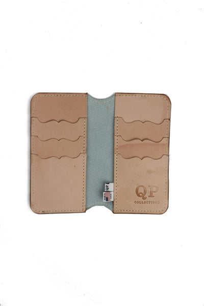 Tall Fold Wallet - Veg Tan