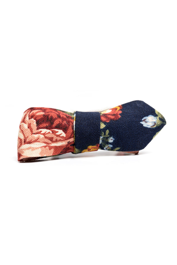 Floral Bleu Bowtie