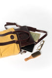 13" Laptop Case - Brown and Yellow - Monogram