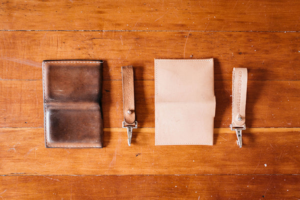 Tall Fold Wallet - Veg Tan