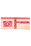 Men's Wallet - Tan Bandanna