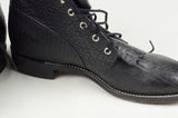 Vintage Bison Leather Justin Boots